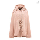Puma Wmns Graphic FRT Lacing Hoody Cameo Rose Hoodies 575142 01 | Overkill