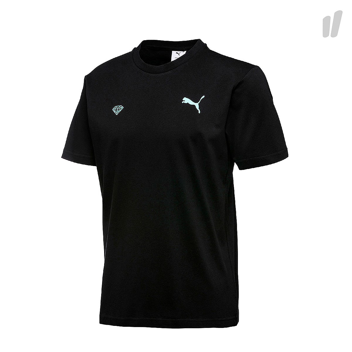 Puma Logo Tee Puma Black T-Shirts 575358 01 | Overkill