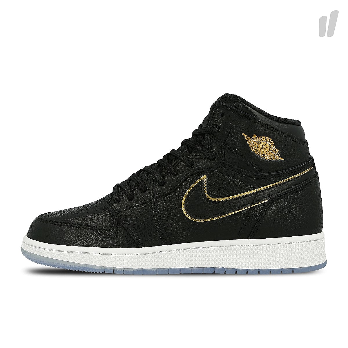 Jordan Air Jordan 1 Retro High OG GS Black / Metallic Gold - Summit White High Top Sneakers 575441 031 | Overkill