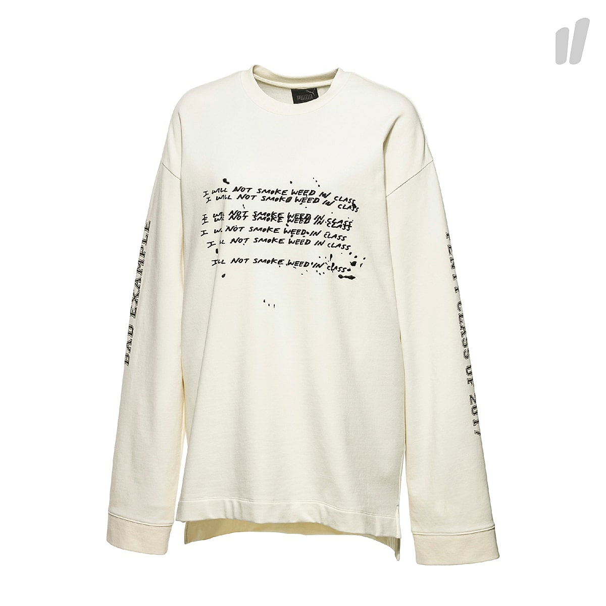 Puma Wmns LS Graphic Crew Neck Tee Vanilla Ice Longsleeves 575871 02 | Overkill