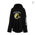 Puma Wmns Longsleeve Hoodie Gathered Puma Black Hoodies 577269 02 | Overkill