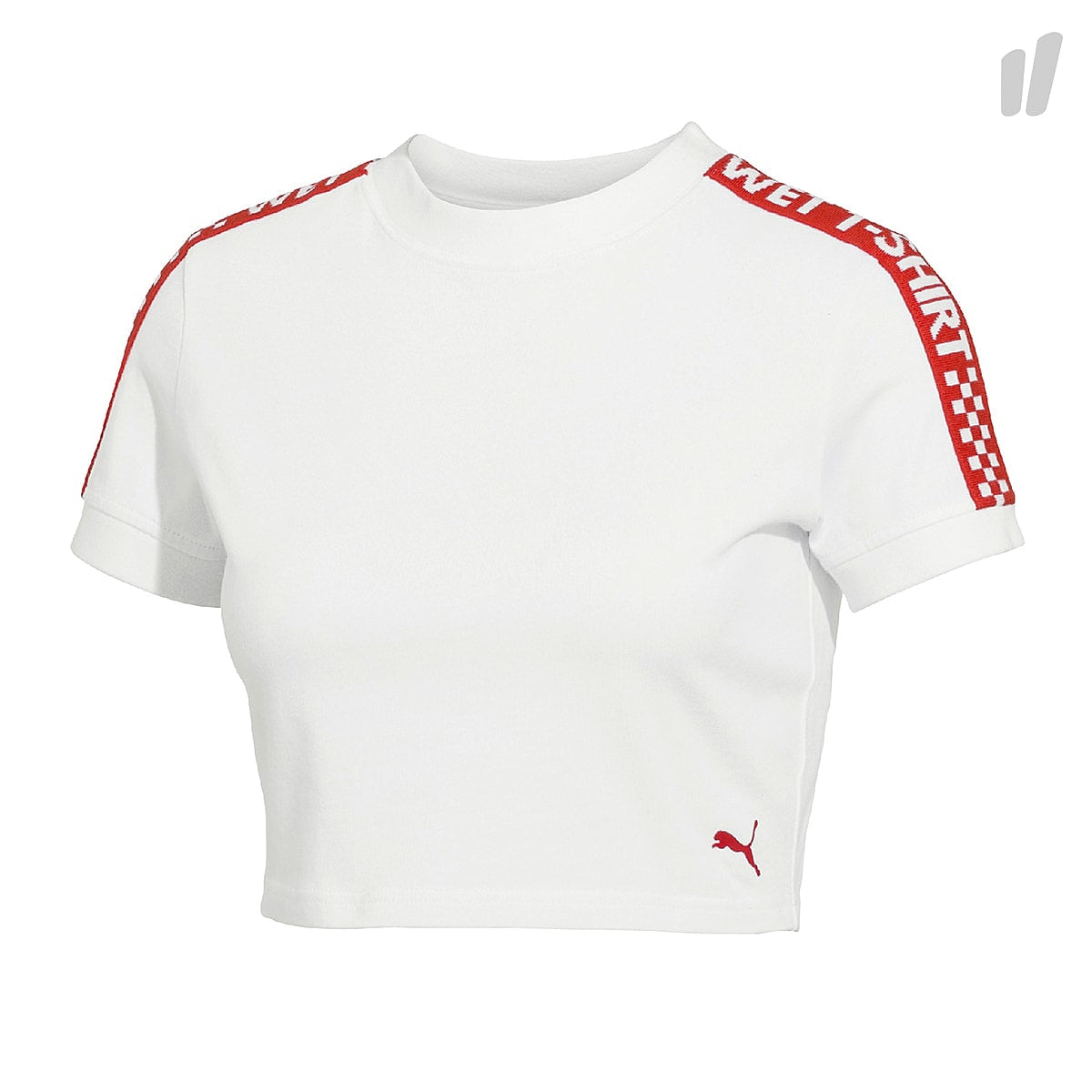 Puma Wmns SS Cropped Tee Bright White T-Shirts 577435 04 | Overkill