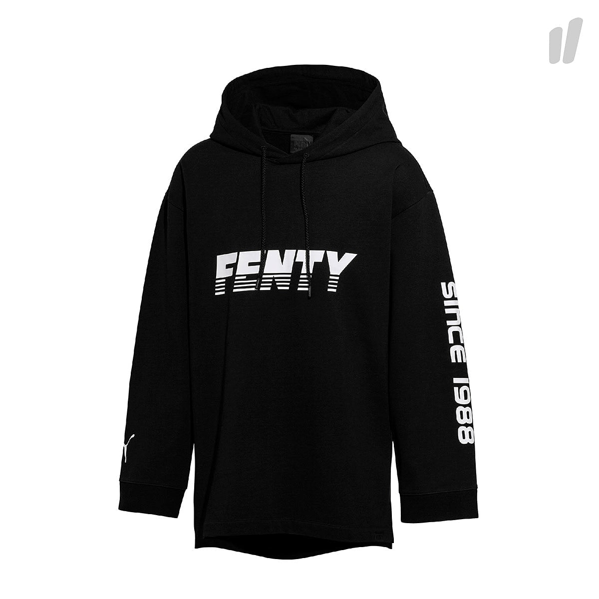 Puma Wmns Longsleeve Graphic Hoodie Puma Black Hoodies 577436 02 | Overkill