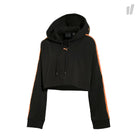 Puma Wmns Hooded Longsleeve Cropped Sweatshirt Puma Black Hoodies 577440 01 | Overkill