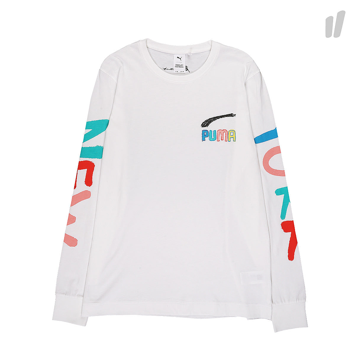 Puma Bradley Theodore x Puma LS Tee Puma White Longsleeves 578229 02 | Overkill