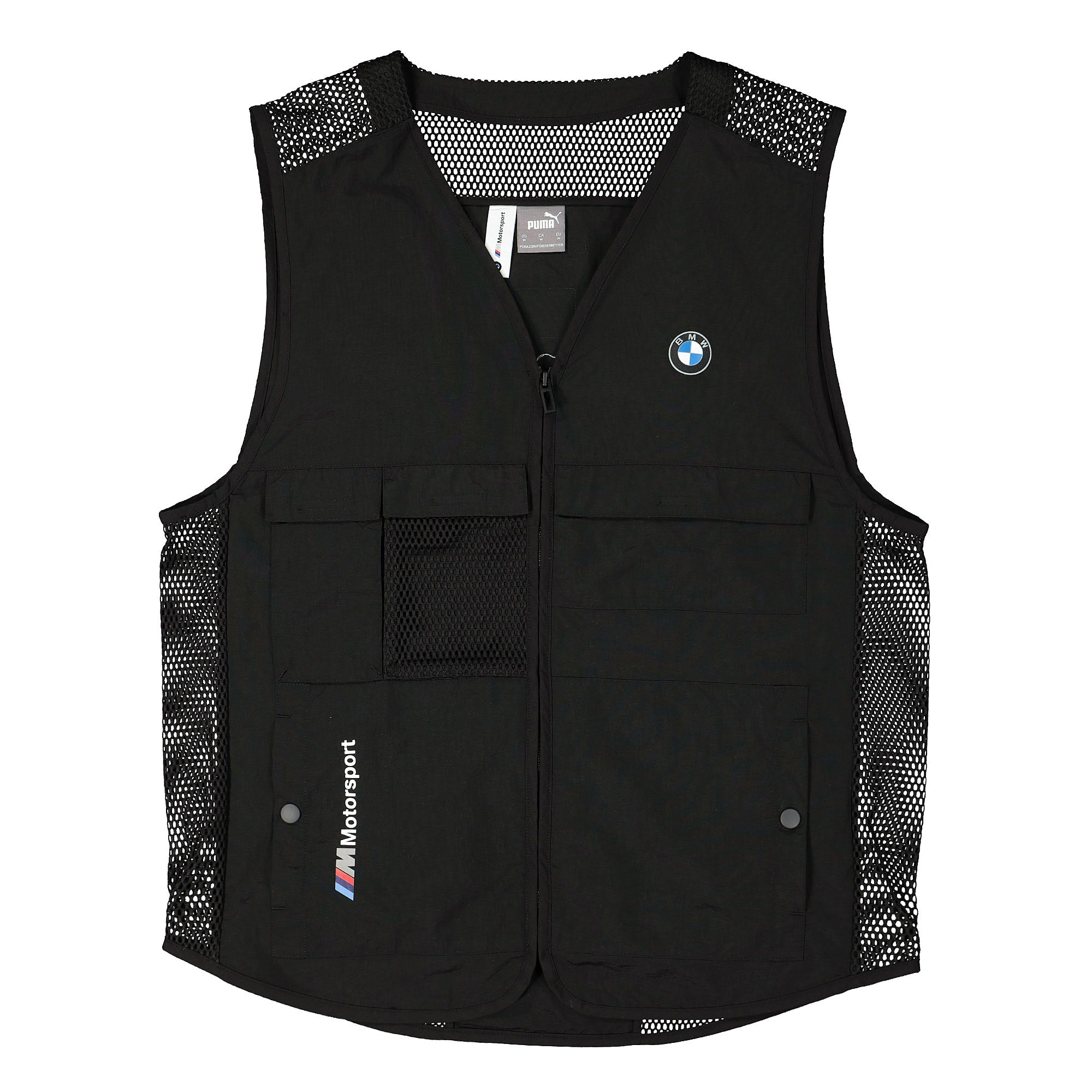 Puma BMW Motorsport x Puma Street Vest Puma Black Vests Close-up | Overkill