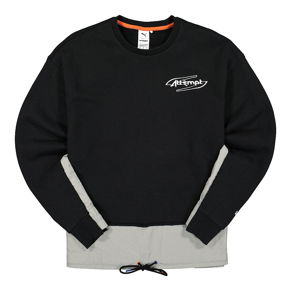 Puma Attempt x Puma Crew Black Sweatshirts 598273 01 | Overkill