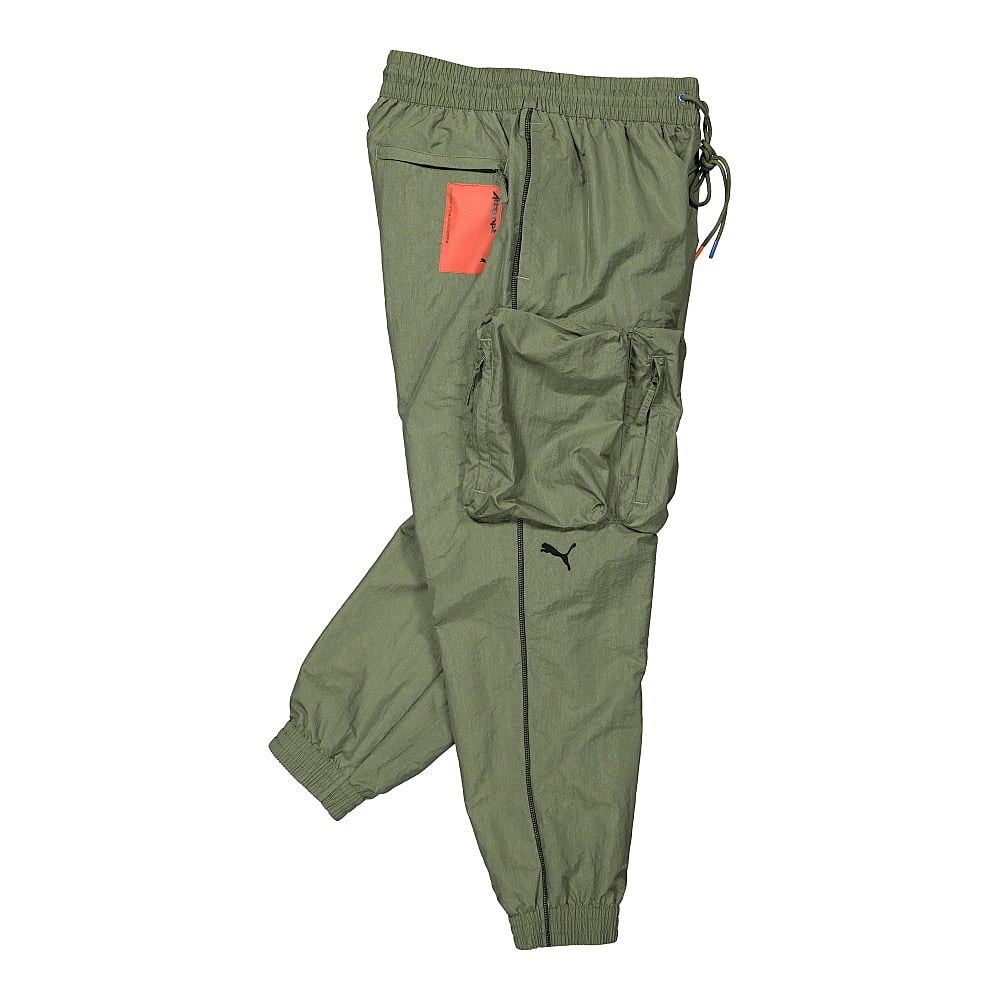 Puma Attempt x Puma Utility Pants Olive Casual Pants Close-up | Overkill