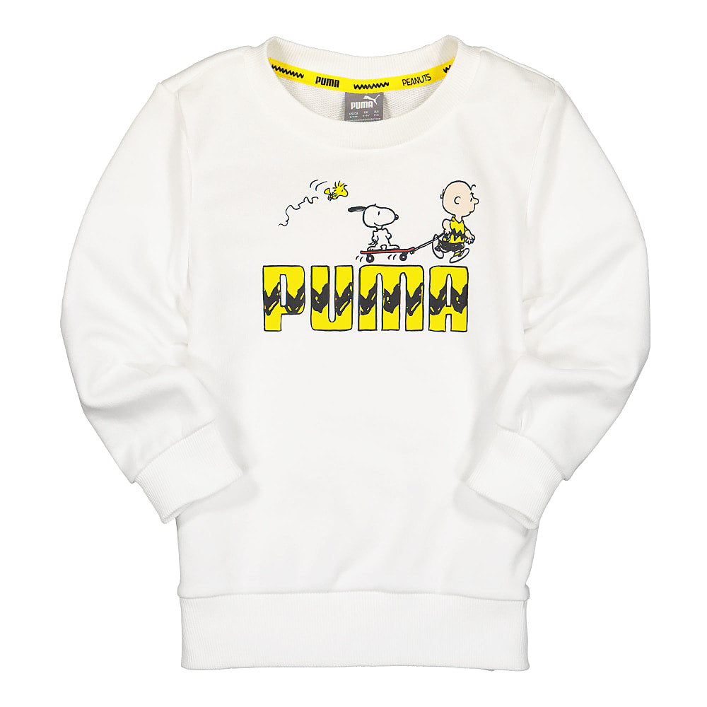 Puma Peanuts x Puma Crew Puma White Sweatshirts 599464 02 | Overkill