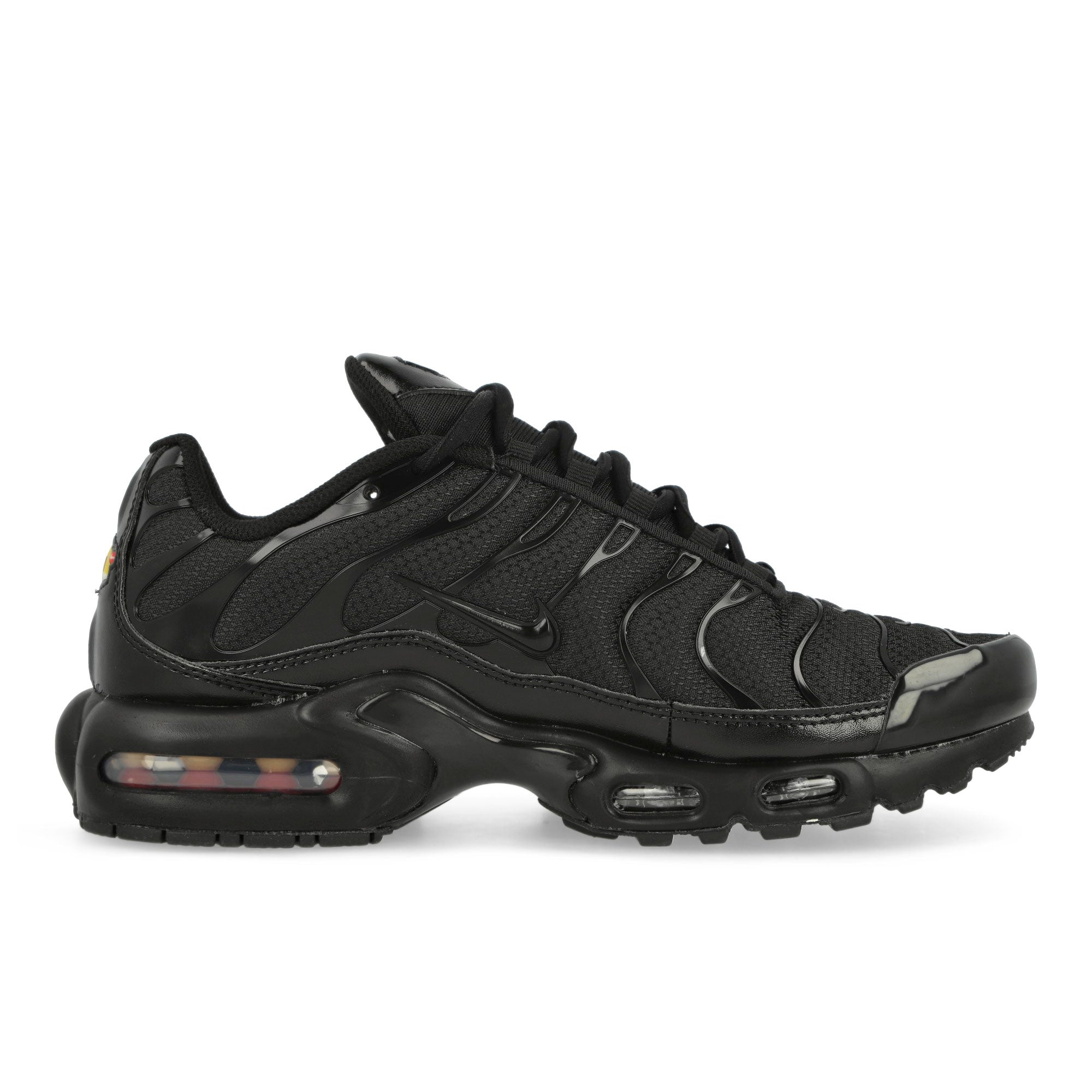 Nike Air Max Plus Black / Black - Black Low Top Sneakers  Silhouette | Overkill