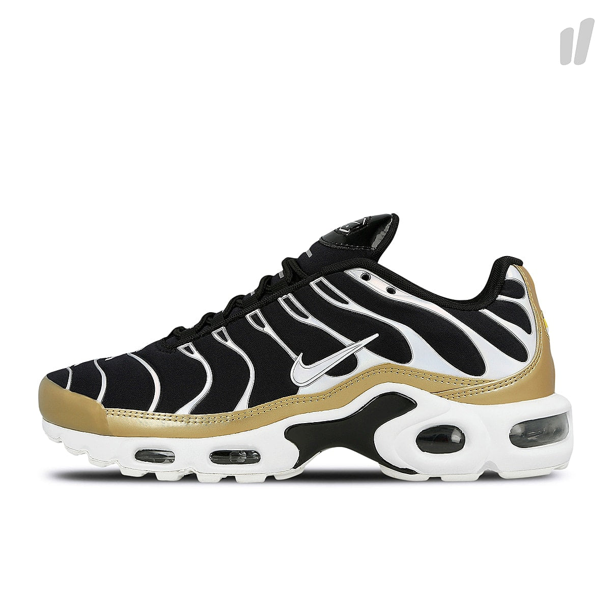Nike wmns air max plus Black-Aluminium - White - Aluminium Sneakers 605112 055 | Overkill