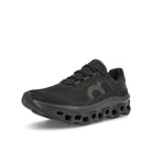 On Cloudmonster All Black Low Top Sneakers  Close Up | Overkill