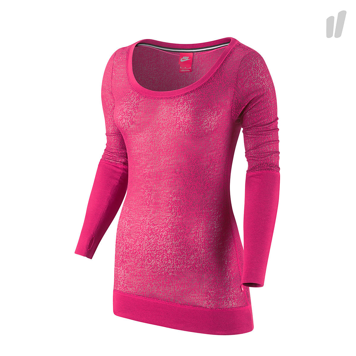 Nike Wmns Signal Longsleeve Tee-Mezzo Fuchsia Force Longsleeves 614884 691 | Overkill