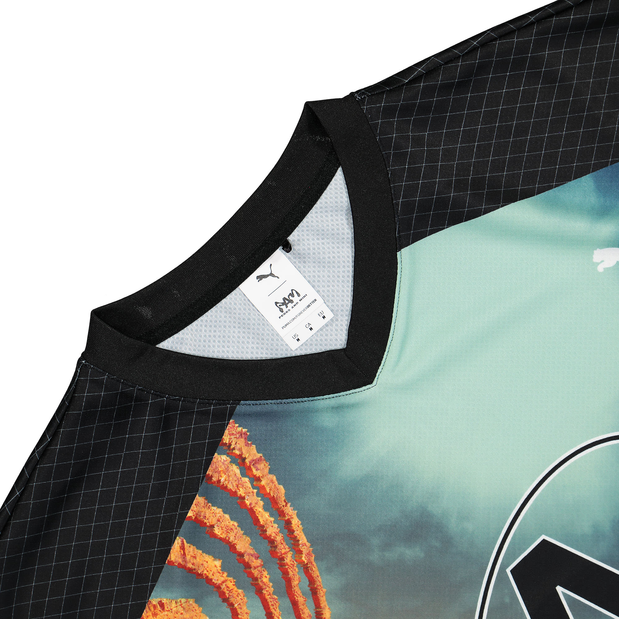 Puma PAM X Puma AOP Hockey Jersey Black T-Shirts Material | Overkill