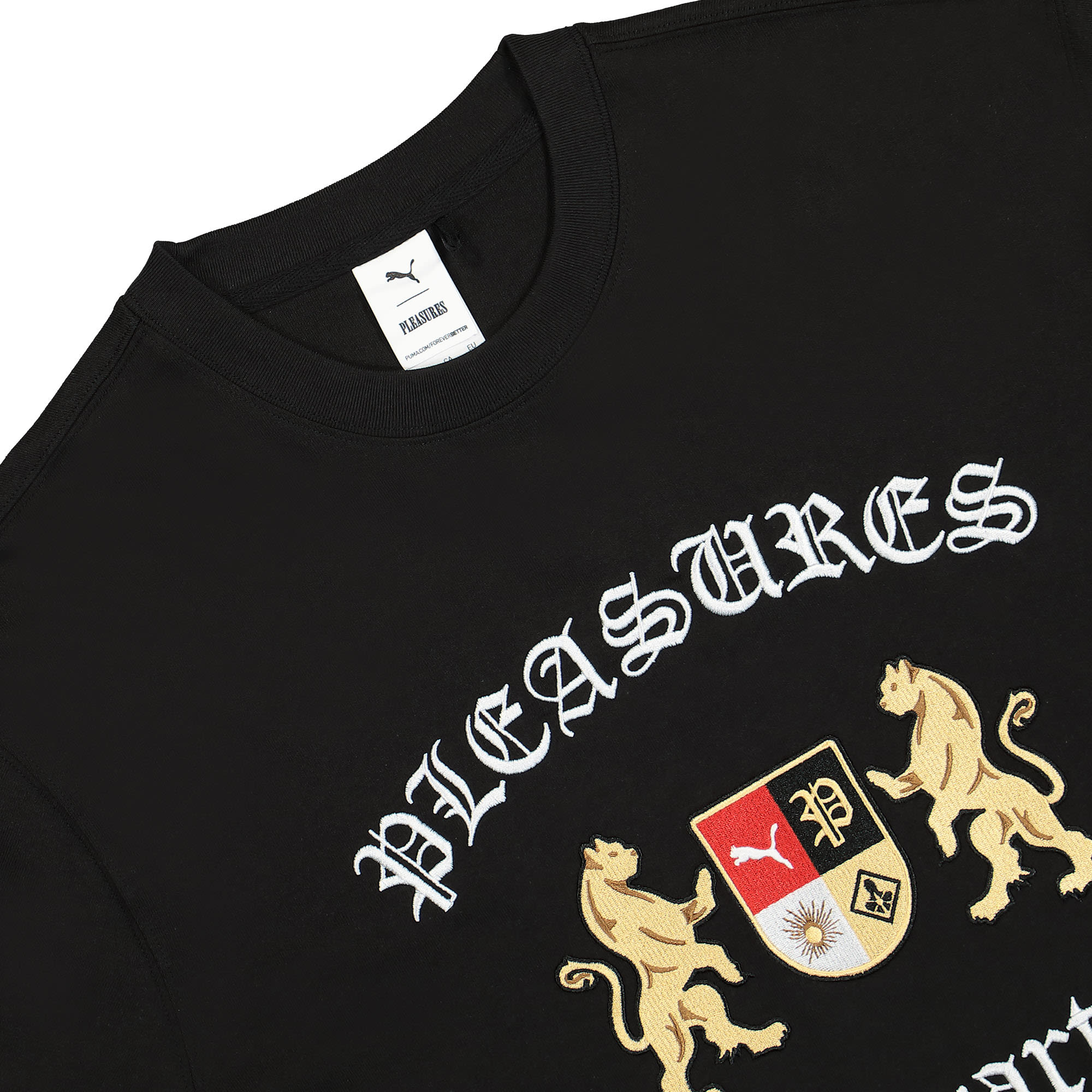 Puma Graphic Tee Puma Black T-Shirts Close-up | Overkill