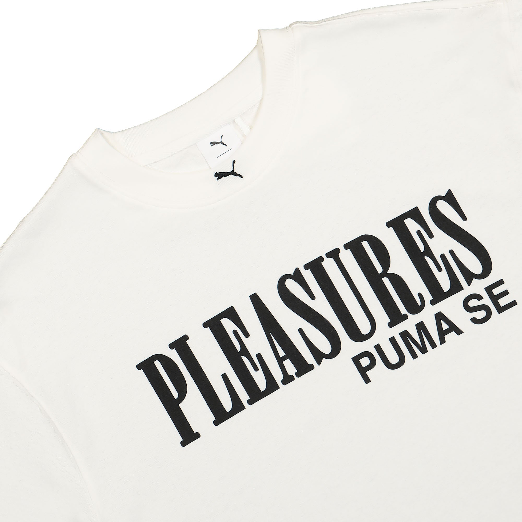 Puma Typo Tee Puma White T-Shirts Close-up | Overkill
