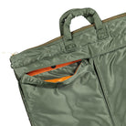 Porter-Yoshida & Co. Tanker 2Way Helmet Bag Sage Green Tote Bags & Shoppers Detailfoto | Overkill