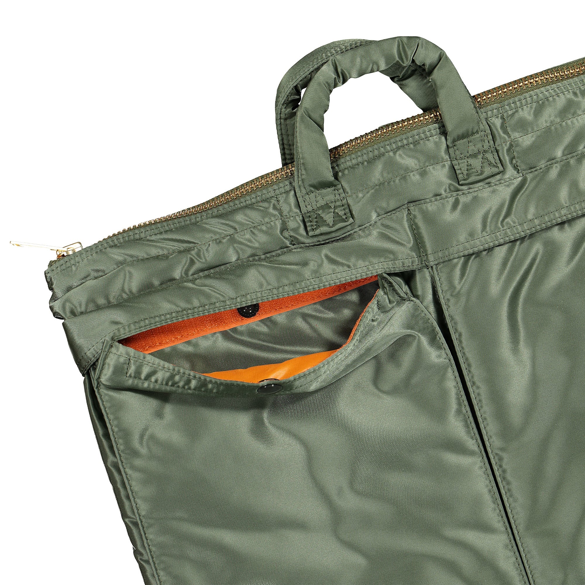 Porter-Yoshida & Co. Tanker 2Way Helmet Bag Sage Green Tote Bags & Shoppers Detailfoto | Overkill