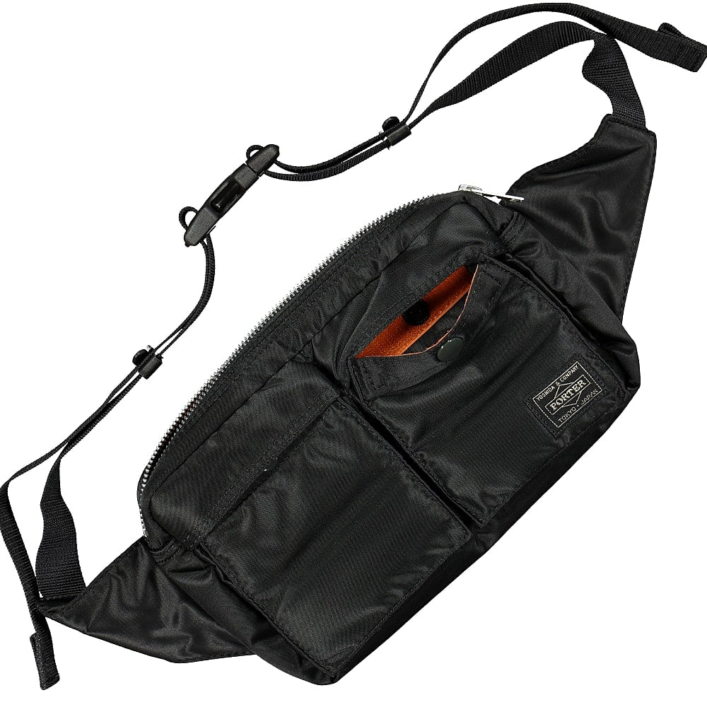 Porter-Yoshida & Co. Waist Bag Square Small Black Hip & Waist Bags  Material | Overkill