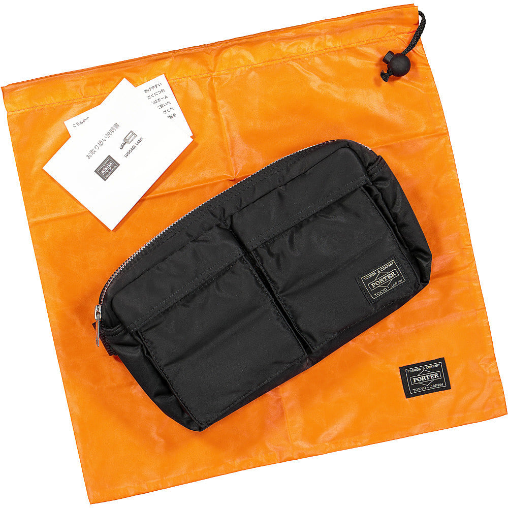 Porter-Yoshida & Co. Waist Bag Square Small Black Hip & Waist Bags Detail view 1 | Overkill