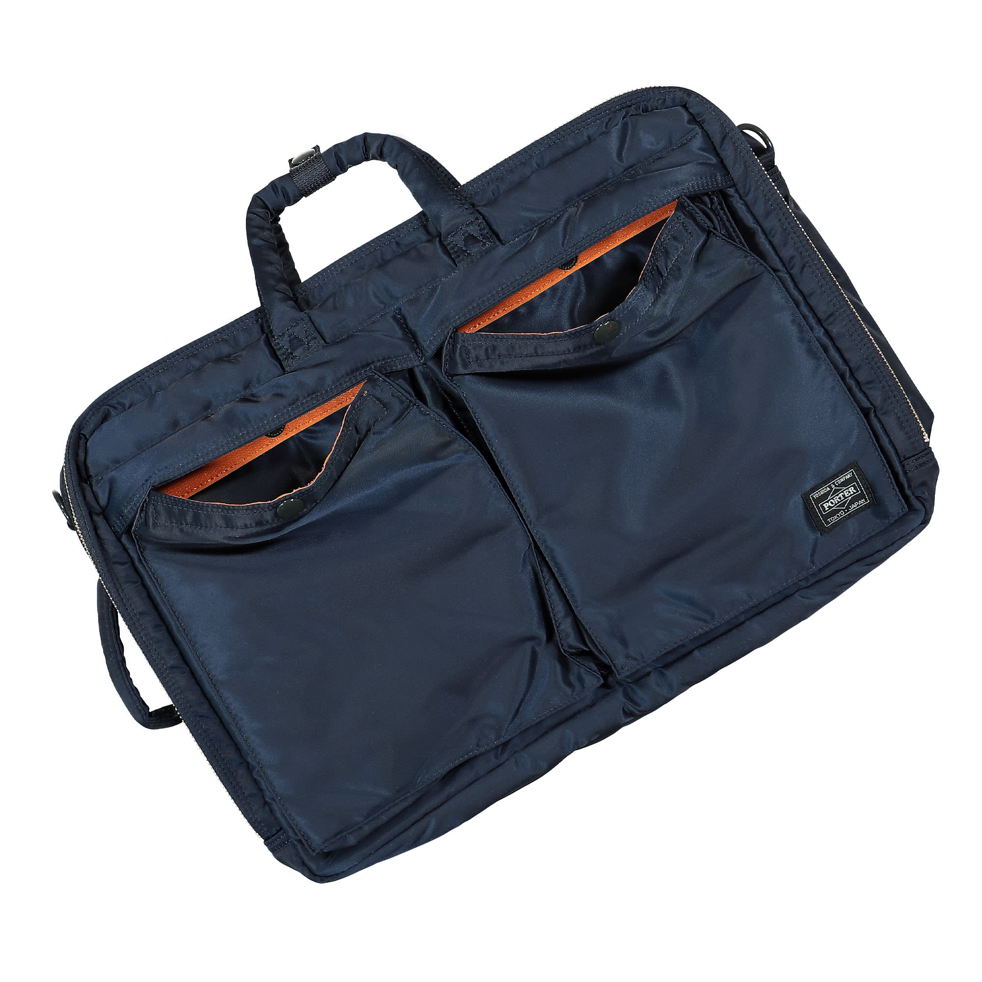 Porter-Yoshida & Co. Tanker 3Way Briefcase Iron Blue Briefcases & Messenger Bags  Material | Overkill