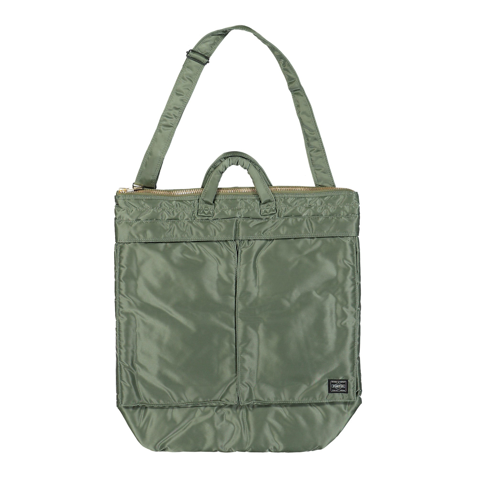 Porter-Yoshida & Co. Tanker 2Way Helmet Bag Sage Green Tote Bags & Shoppers 622-78332-30 | Overkill
