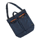 Porter-Yoshida & Co. Tanker 2Way Helmet Bag Iron Blue Tote Bags & Shoppers  Material | Overkill