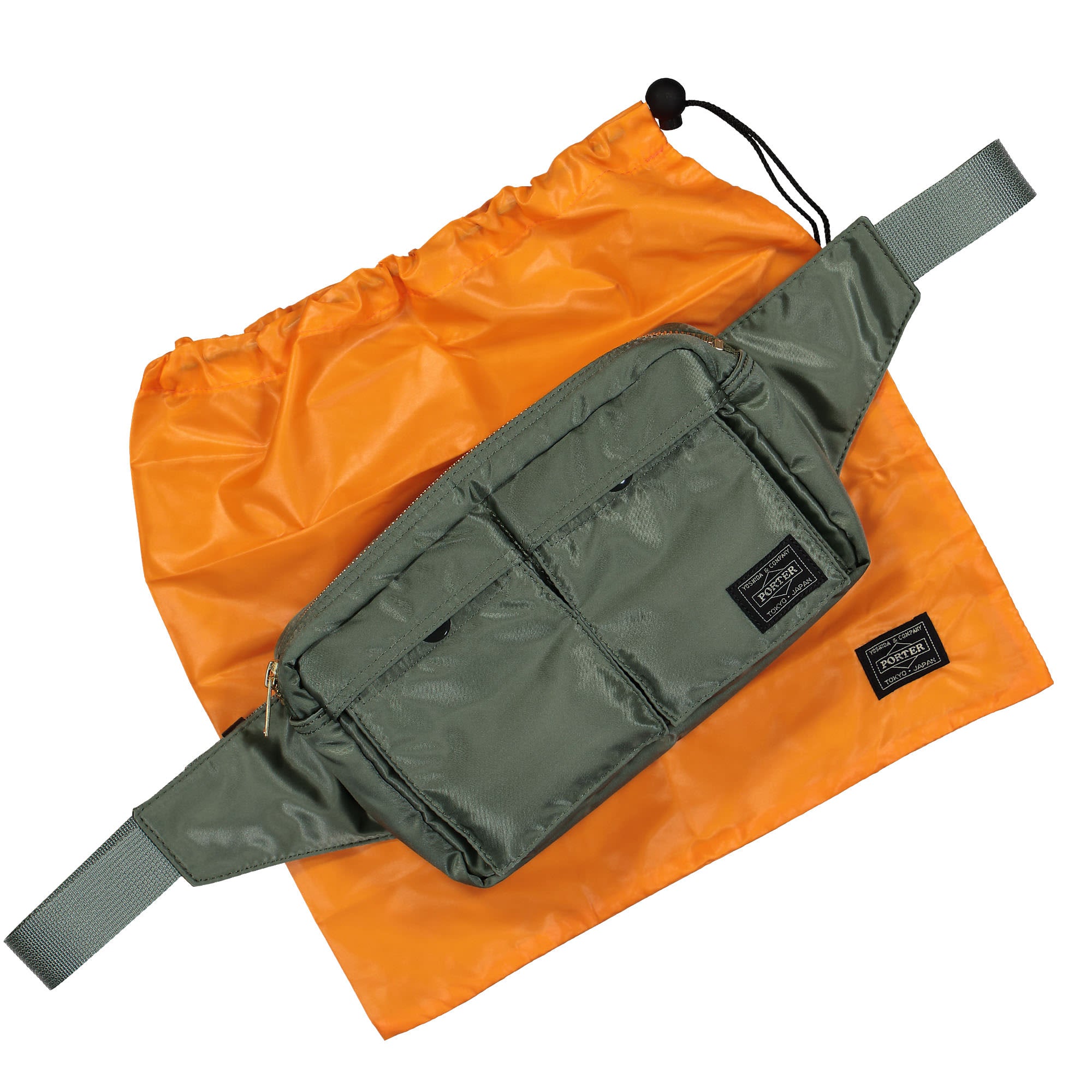 Porter-Yoshida & Co. Tanker Waist Bag Sage Green Hip & Waist Bags Detail view 1 | Overkill