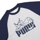 Puma Noah x Puma Raglan Longsleeve Light Gray Heather Longsleeves Close-up | Overkill