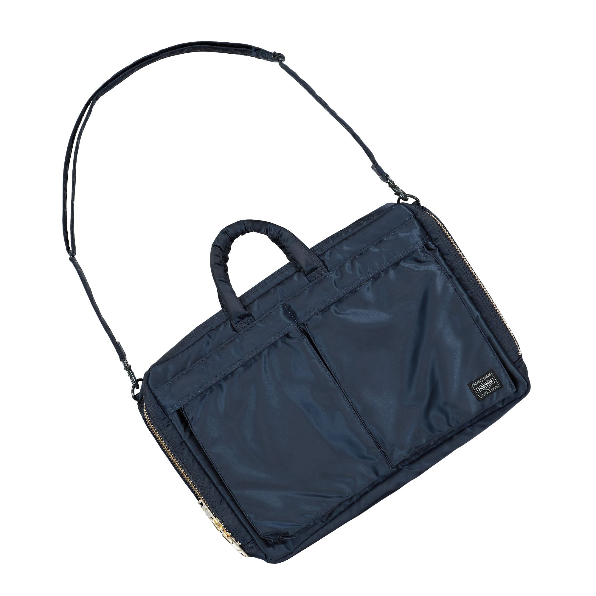 Porter-Yoshida & Co. Tanker 2Way Briefcase Iron Blue Briefcases & Messenger Bags Detail view 1 | Overkill