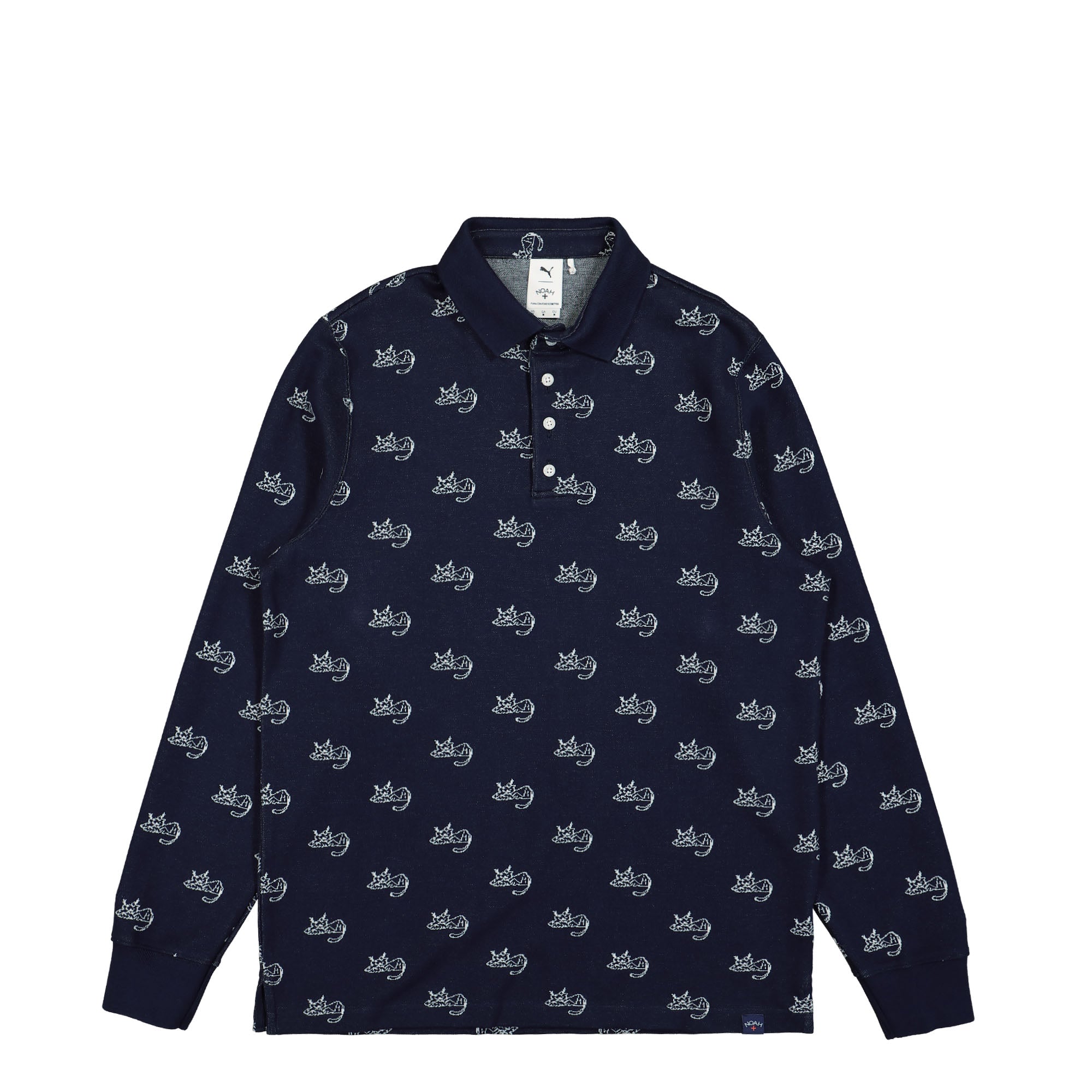 Puma Jacquard Polo Puma Navy Polo Shirts 623863 06 | Overkill