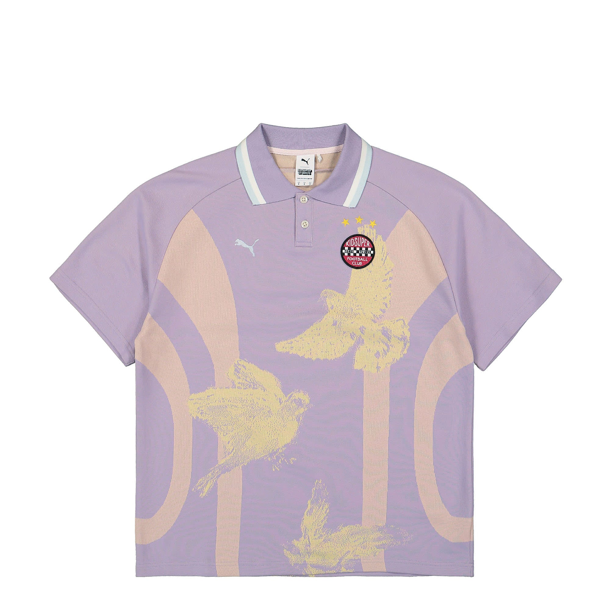 Puma Knitted Jersey Vivid Violet Polo Shirts 624078 35 | Overkill