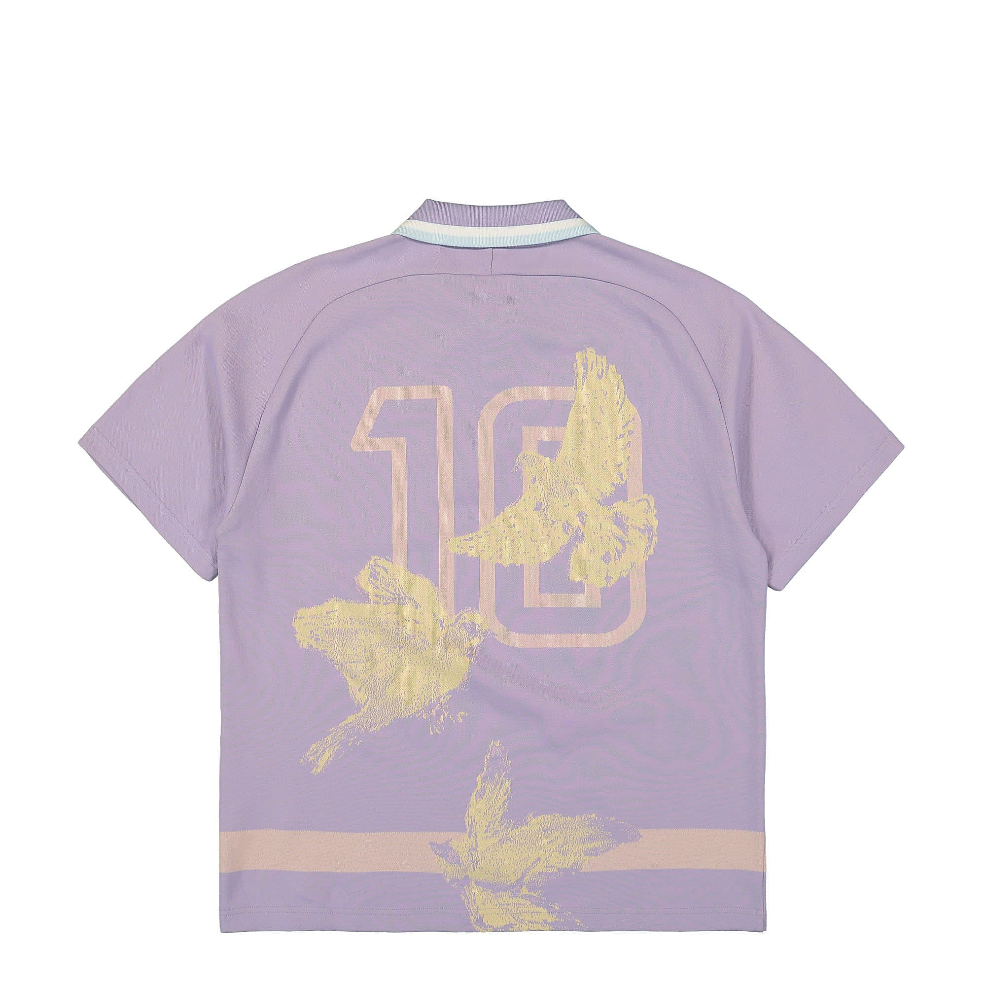 Puma Knitted Jersey Vivid Violet Polo Shirts Close-up | Overkill