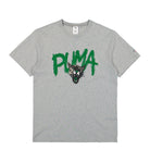 Puma Graphic Tee Light Gray Heather T-Shirts 627090 04 | Overkill