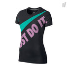 Nike Wmns Just Do It Swoosh Tee Black T-Shirts 631976 010 | Overkill