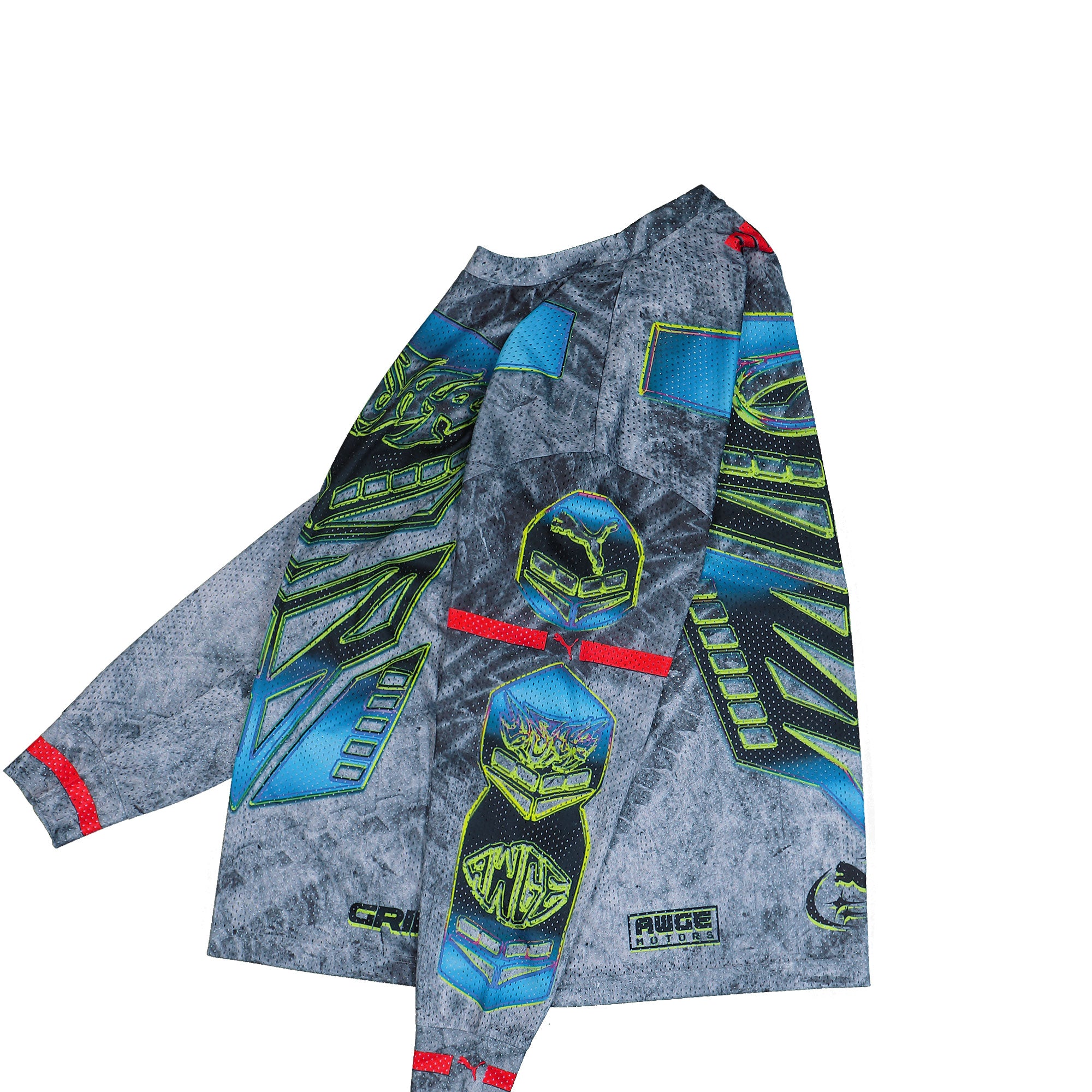 A$AP Rocky x Puma Moto Armor Longsleeve Tee Puma White Longsleeves 633393 02 Detail View 1 | Overkill
