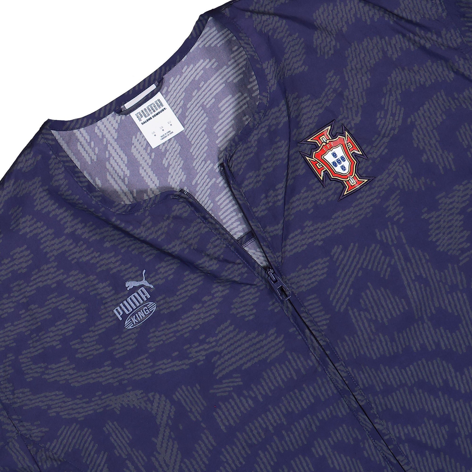 Salehe Bembury x FPF x Puma King Track Jacket Deep Plum Track Jackets 635099 64 Detailfoto | Overkill
