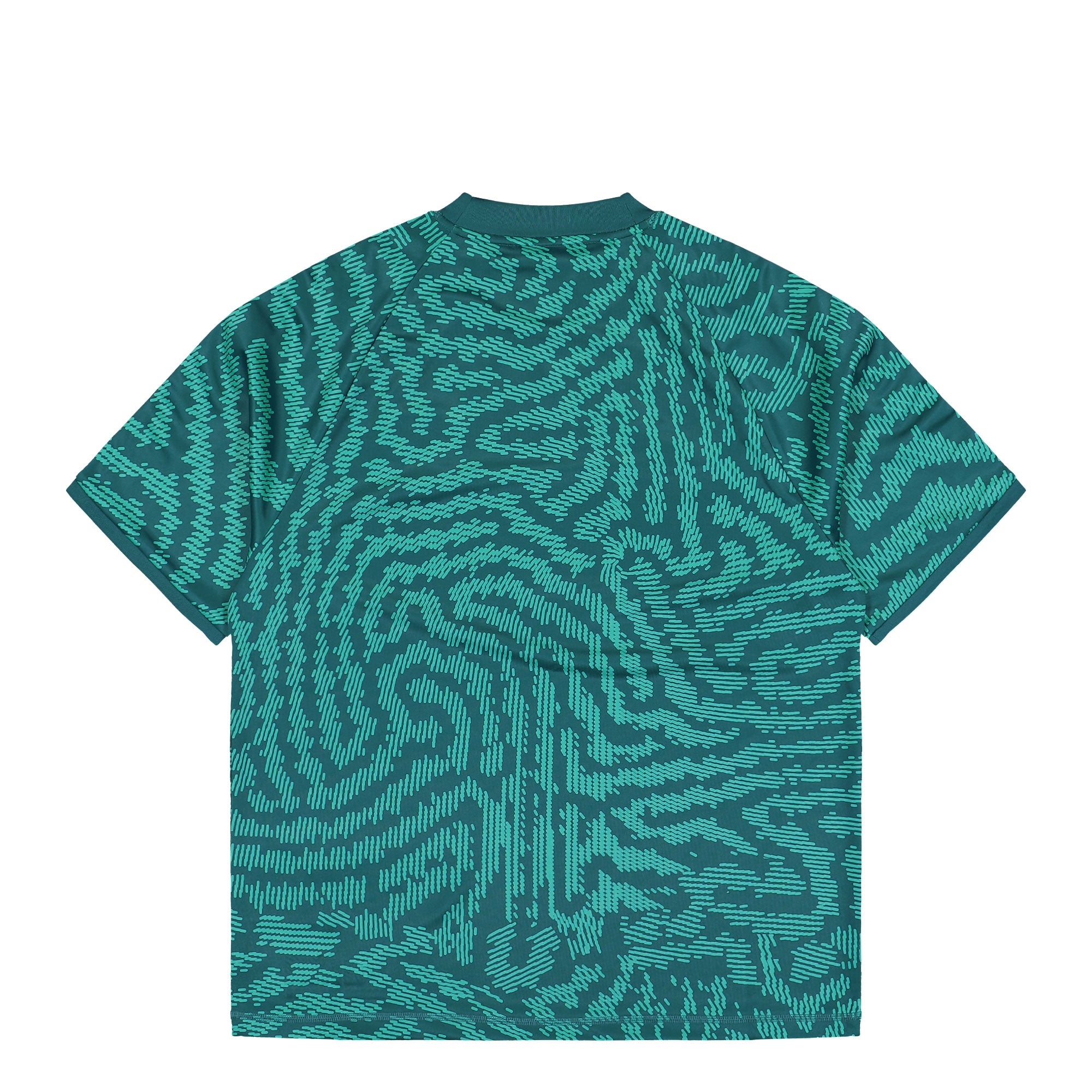 Salehe Bembury x FPF x Puma King Jersey Jade Frost T-Shirts Jade Frost Close-up | Overkill
