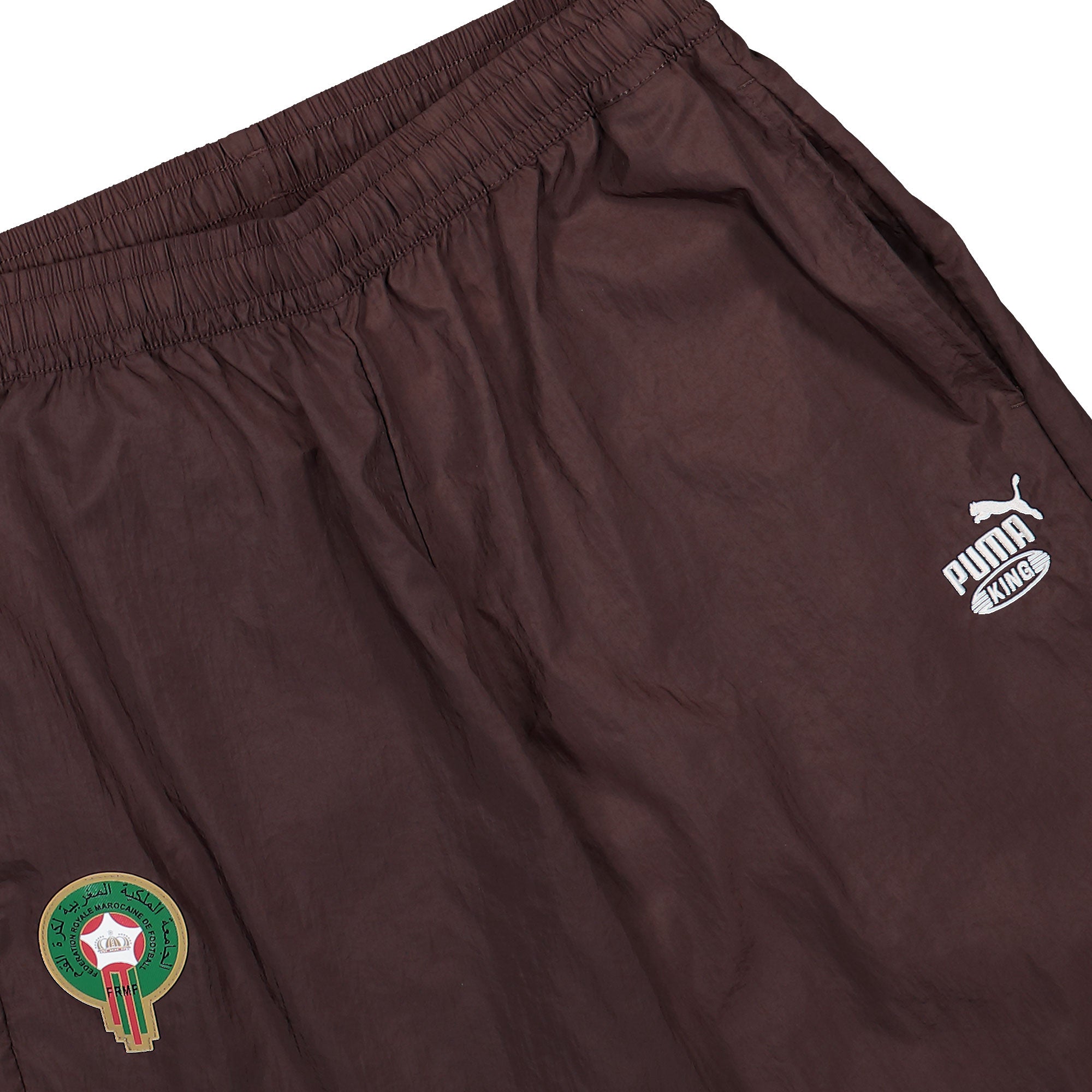 Salehe Bembury x FRMF x Puma King Track Pants Chocolate Brown Sweat & Track Pants 635130 13 Detail View 1 | Overkill
