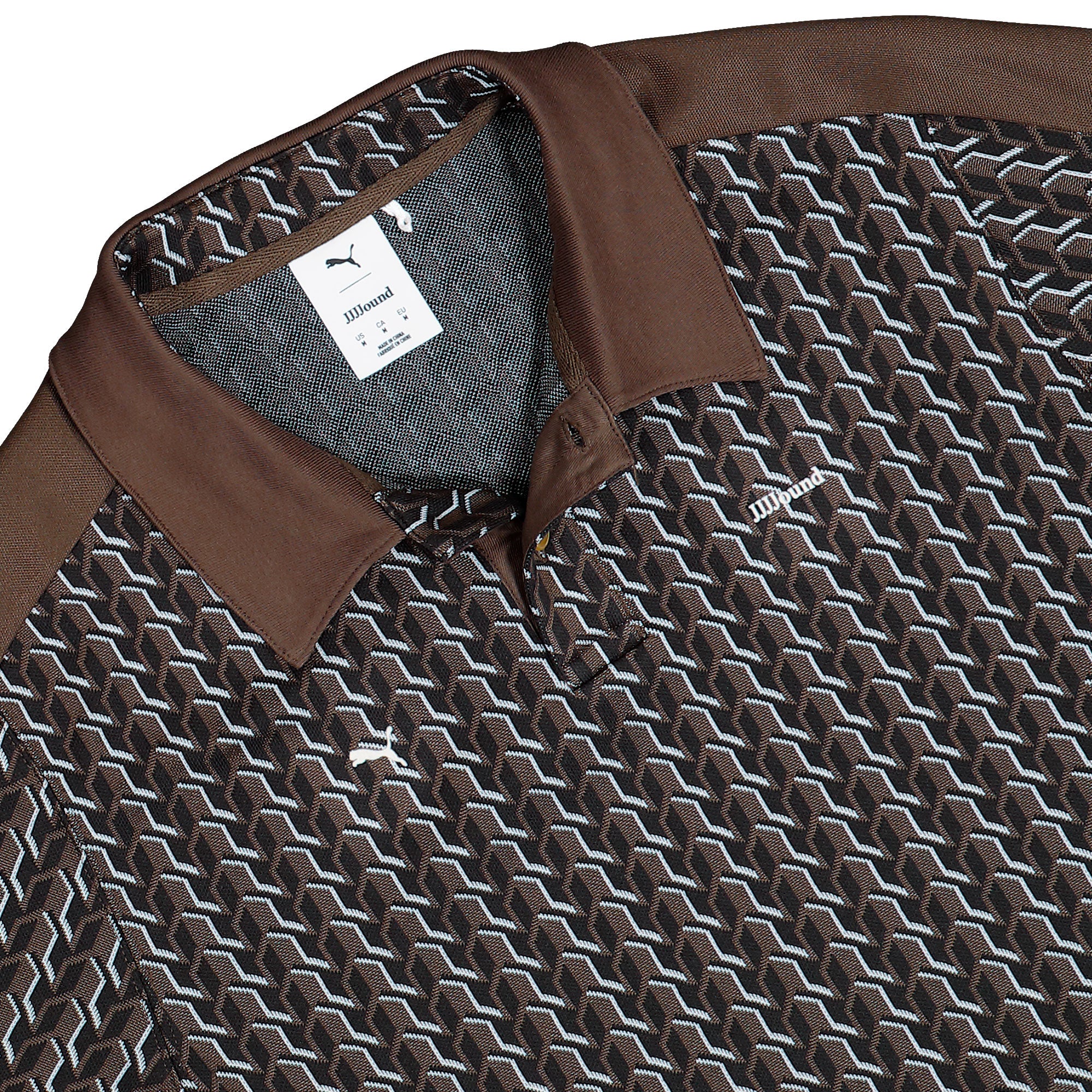 Puma T7 Longsleeves Polo Chocolate Polo Shirts 635538 52 Detailfoto | Overkill
