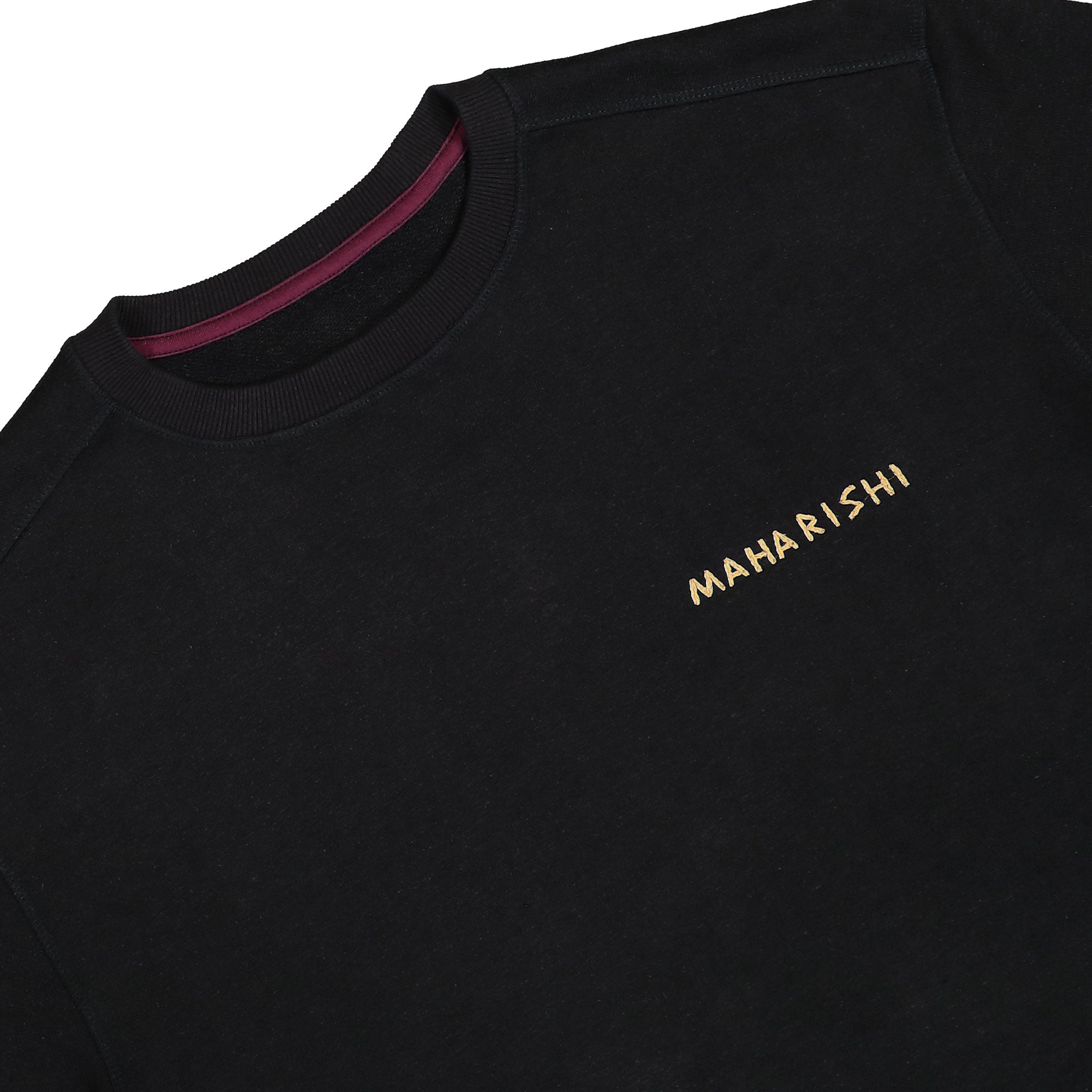Maharishi Story Cloth Scenic Crew Sweat Black Sweatshirts 6361 Detailfoto | Overkill
