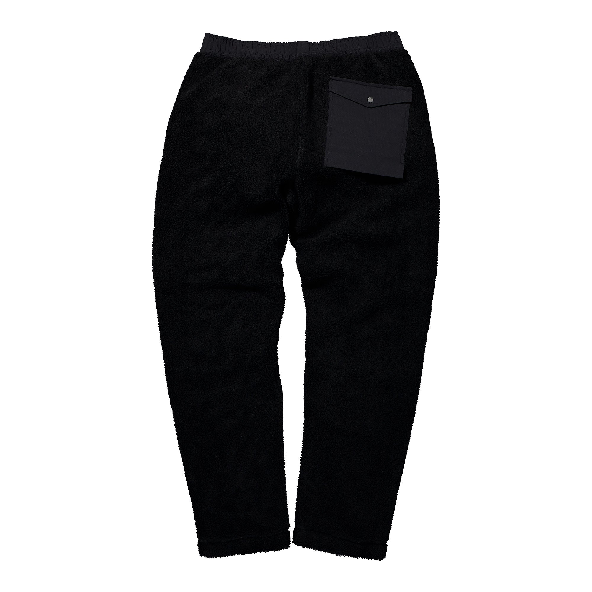 Maharishi  Recycled Sherpa Trackpants Black Sweat & Track Pants 6387 Close-up | Overkill
