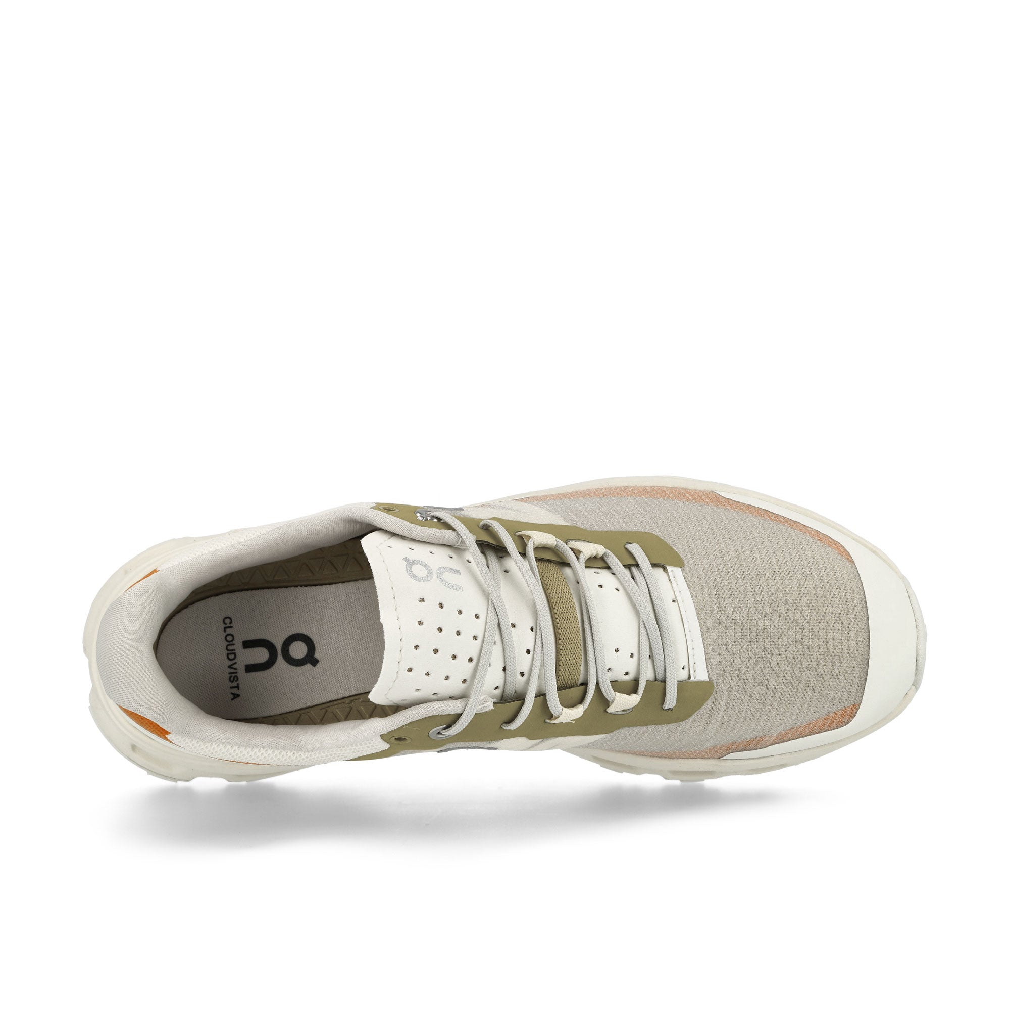 On W Cloudvista Ivory / Bronze Low Top Sneakers  Detail View 1 | Overkill