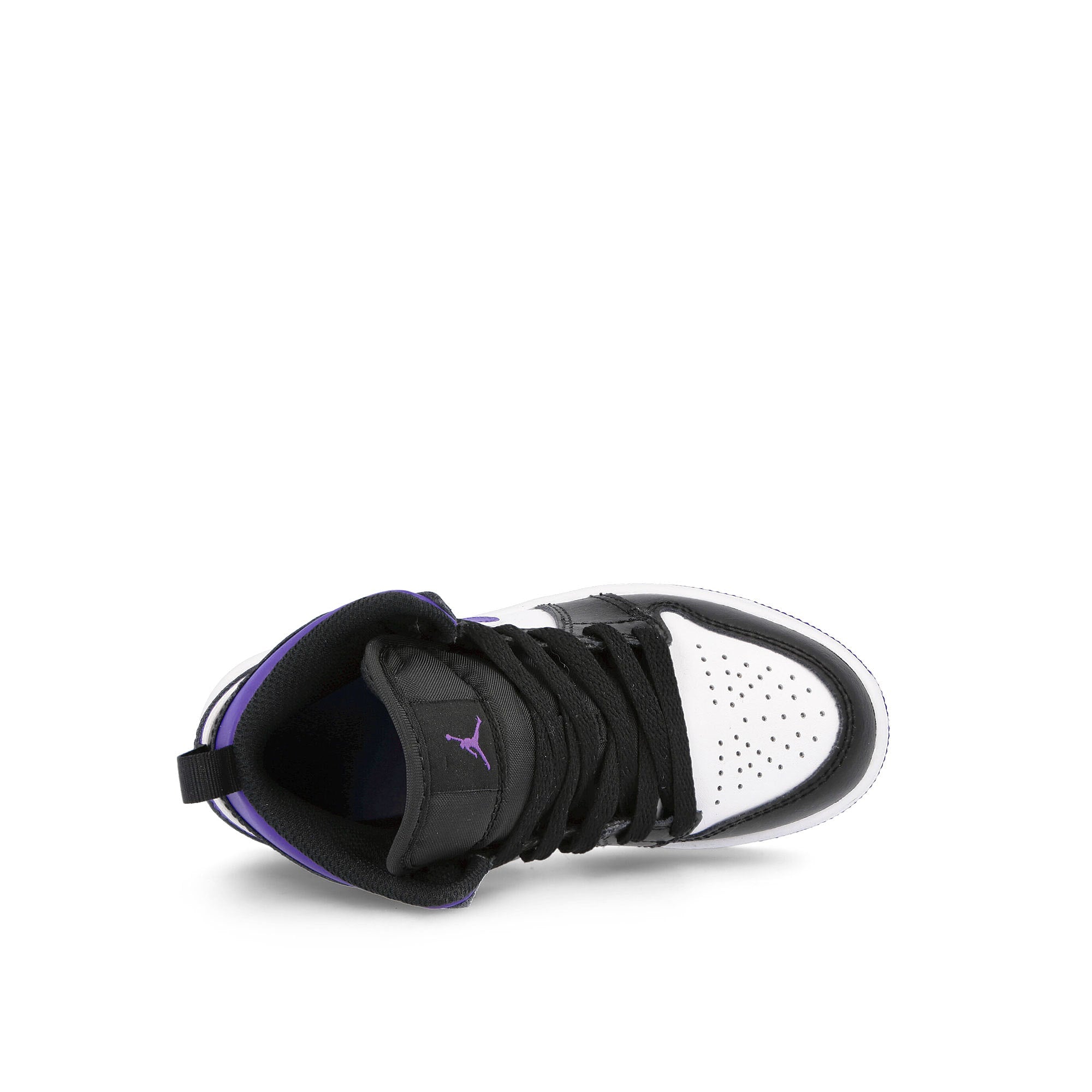 Jordan Air Jordan 1 Mid PS Black / Dark Iris - White  Detail view 1 | Overkill