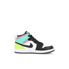 Jordan Air Jordan 1 Mid PS White / Black - Volt - Green Glow   Material | Overkill