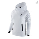 Nike wmns tech fleece hoodie White / Black Hoodies 642663 100 | Overkill
