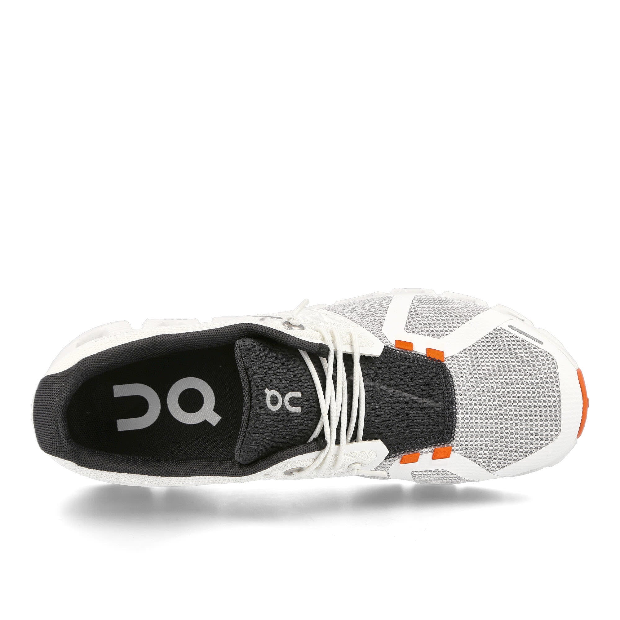 On cloud 5 push White / Flame Low Top Sneakers  Detailfoto | Overkill
