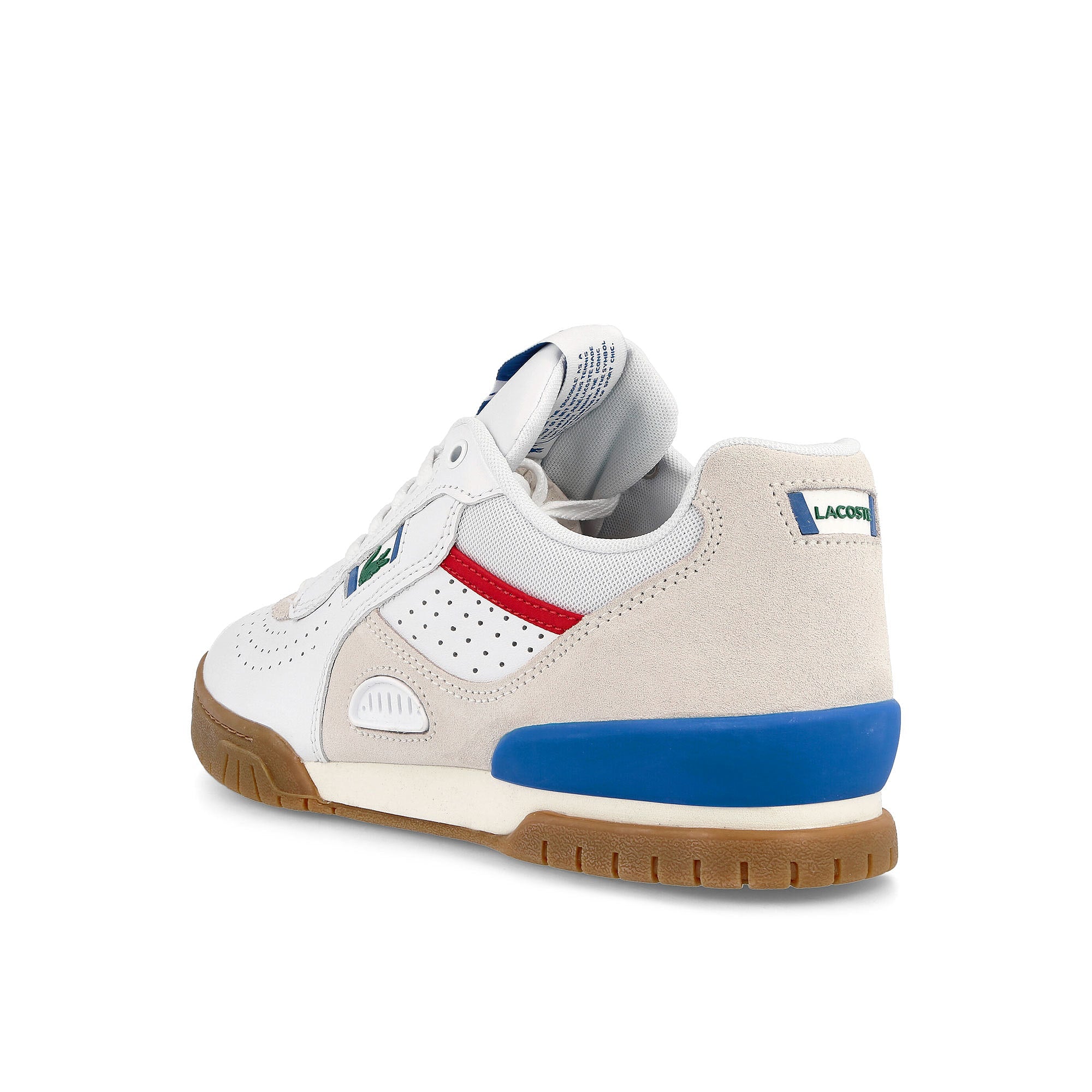 Lacoste m89 222 1 sma White-Blue Sneakers  Material | Overkill