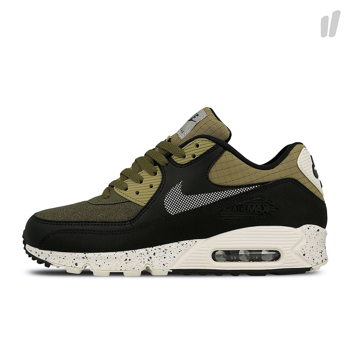 Nike air max 90 premium Neutral Olive-Black - Anthracite Low Top Sneakers 700155 203 | Overkill