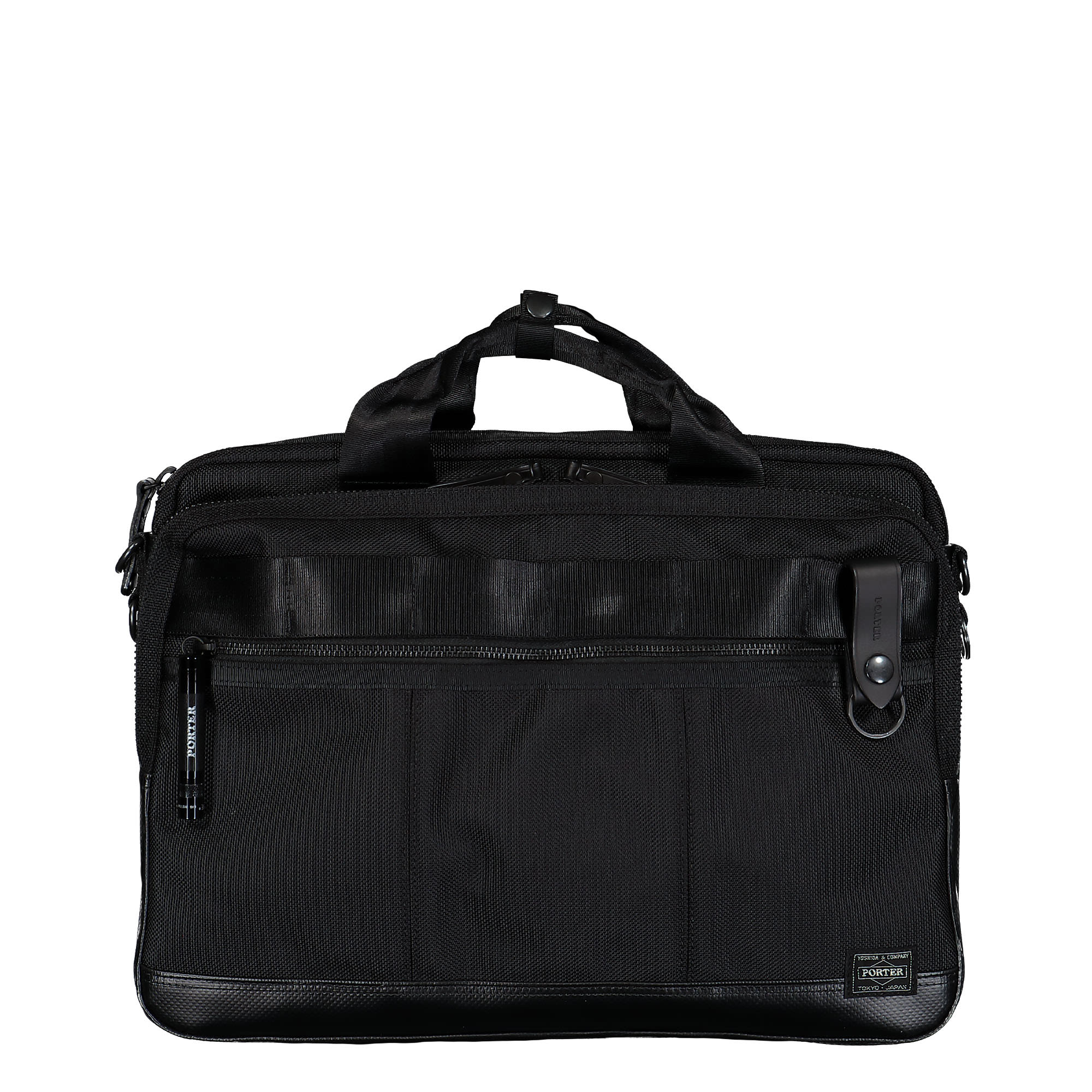 Porter-Yoshida & Co. Heat 2Way Briefcase Black Briefcases & Messenger Bags 703-07883-10 | Overkill